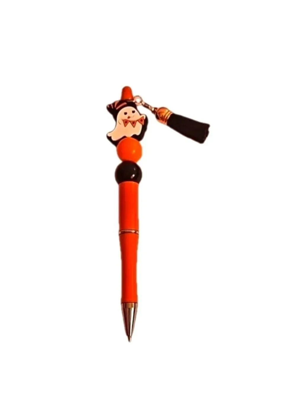 Handmade Beaded Pens Set of 3 Fall Halloween Floral